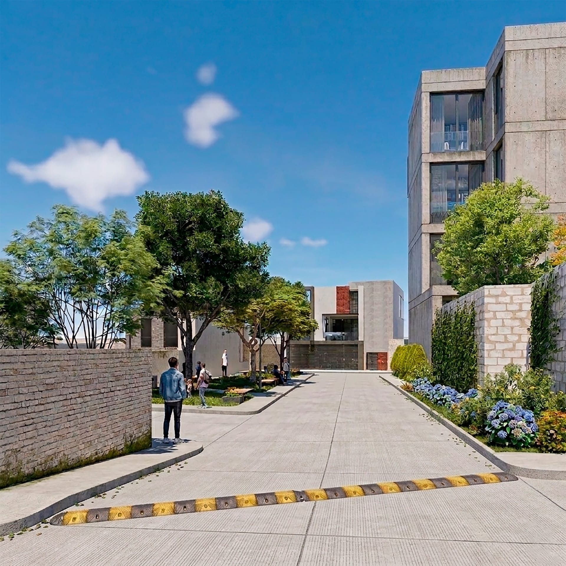 Acceso principal — Residencial Huanchaco