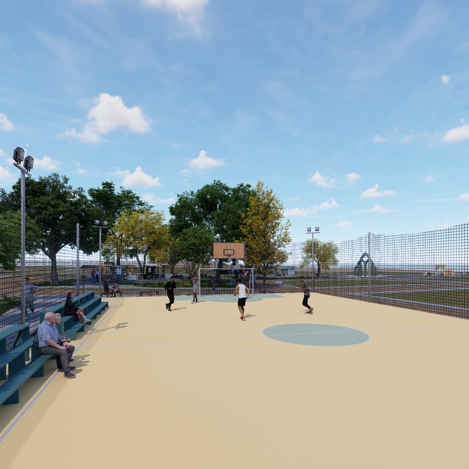 Cancha multideportiva — NURA